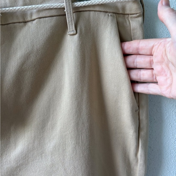 NYDJ Relaxed Trouser Fray Hem Size 18 Tan Lift Tuck Technology NWT Nautical - Picture 6 of 16